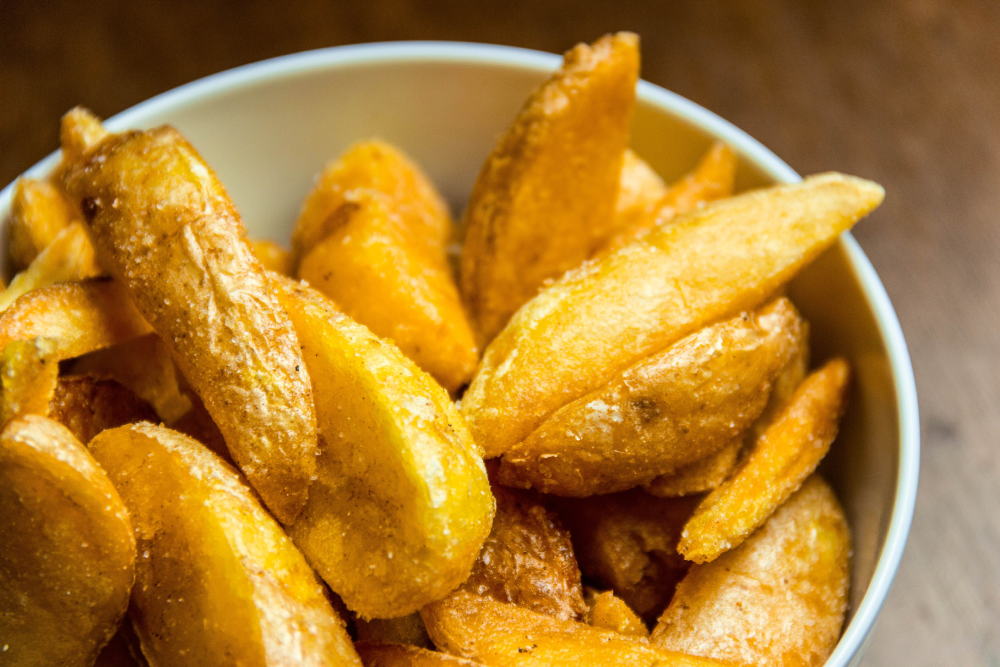 Quartiers de pommes de terre