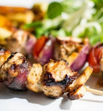 Brochettes de poulet
